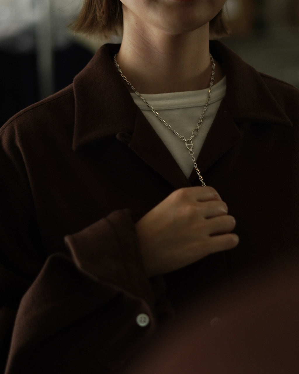 ｜point × 10｜ANCHOR CHAIN NECKLACE / SEAMLESS CLASP 25SS0009