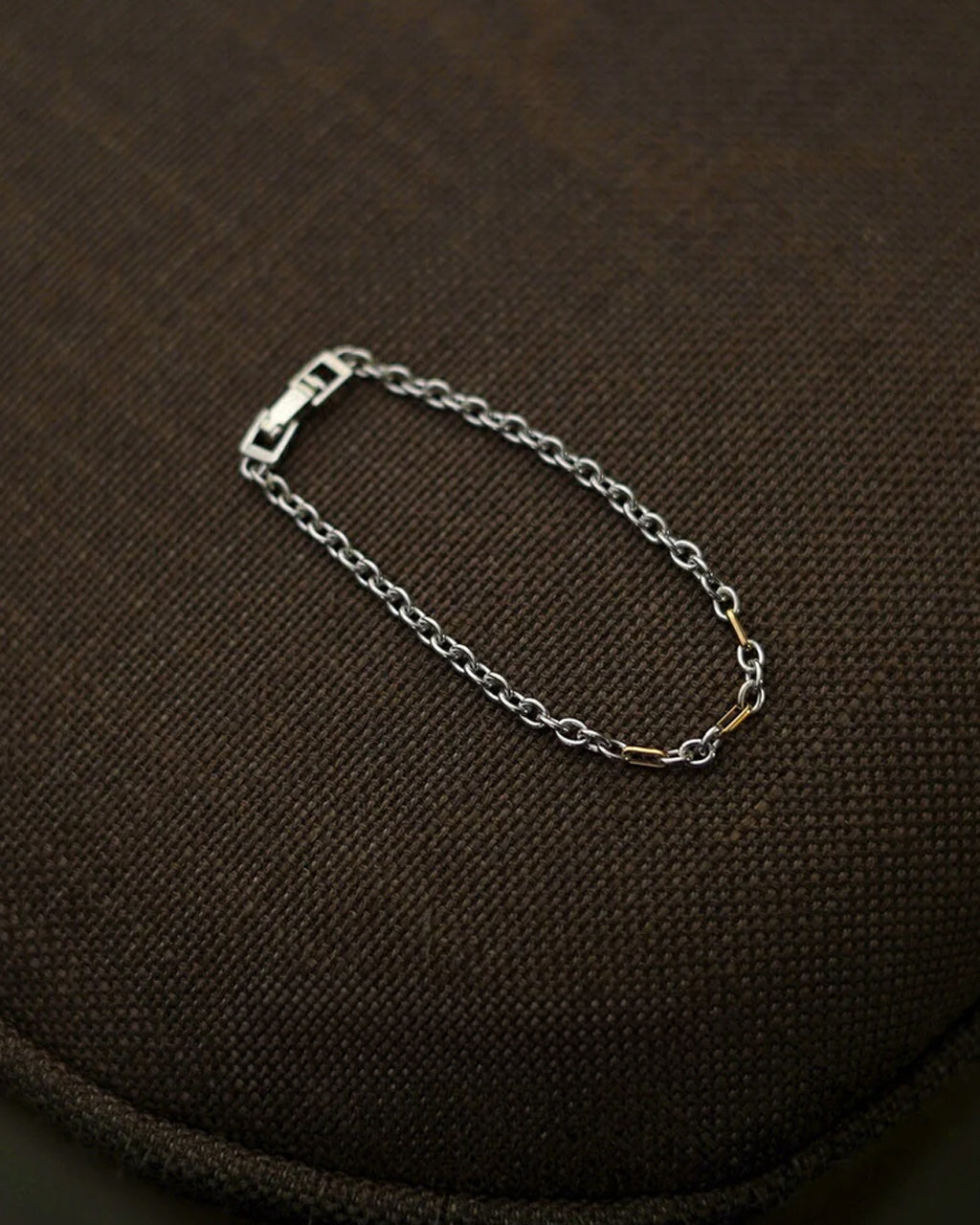 Garden of Eden 가든 오브 에덴 18K 골드&amp;실버 믹스 체인 팔찌 18K&amp;SV mid.mix chian bracelet 실버 925 25SS057【쿠폰 대상외】【무료우송】 