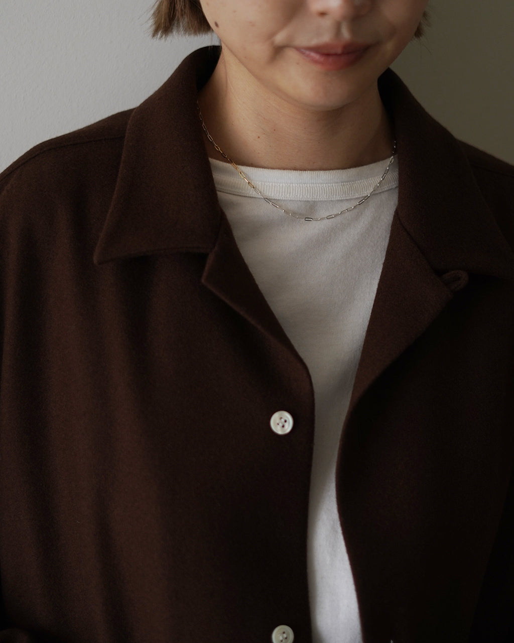 ｜point × 10｜9K & SILVER PC chain necklace 25SS058