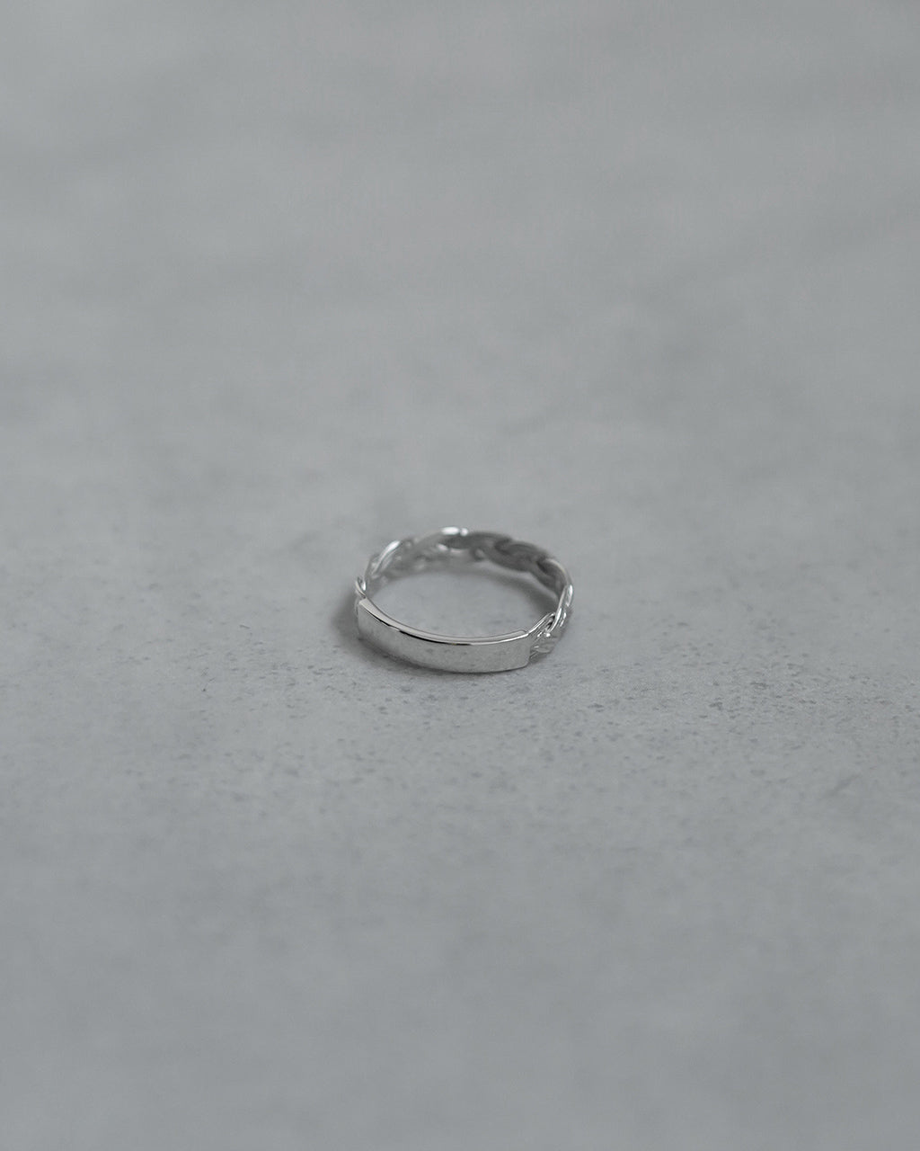 BRAID ID RING (3mm) ED25AW-026