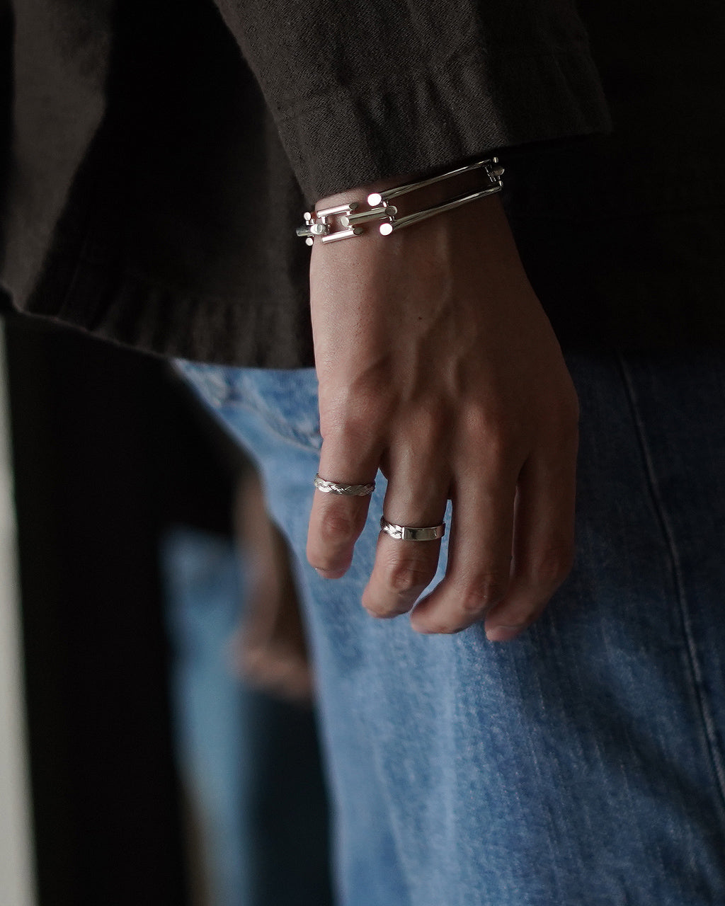 指輪・リング mae Garden of eden ガーデンオブエデン BRAID ID RING IDリング 編ミ込ミ