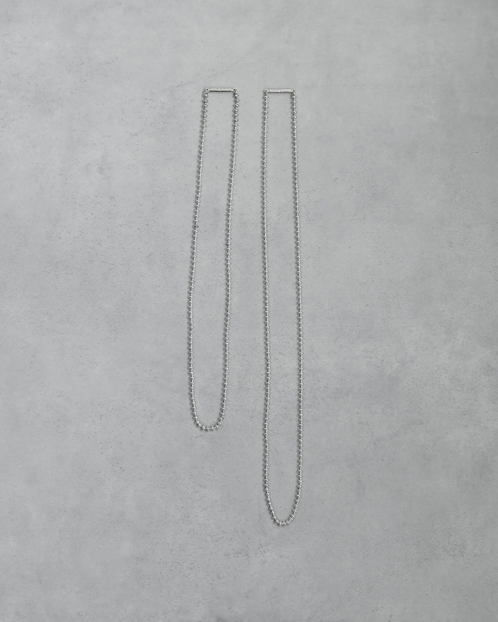 OVAL BALL CHAIN NECKLACE 40cm 50cm ED25AW-013