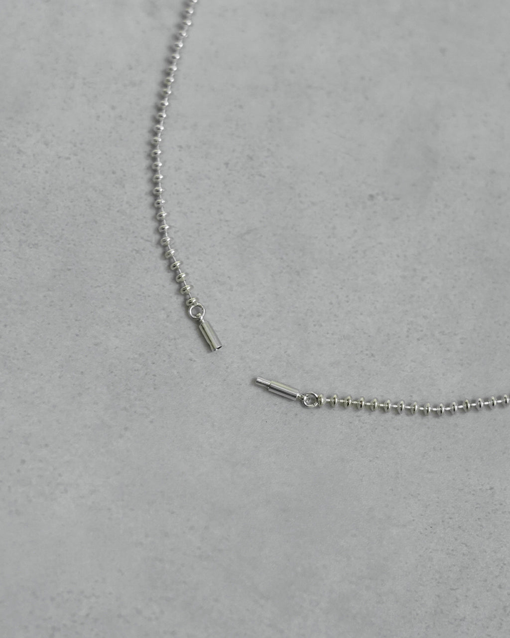 OVAL BALL CHAIN NECKLACE 40cm 50cm ED25AW-013