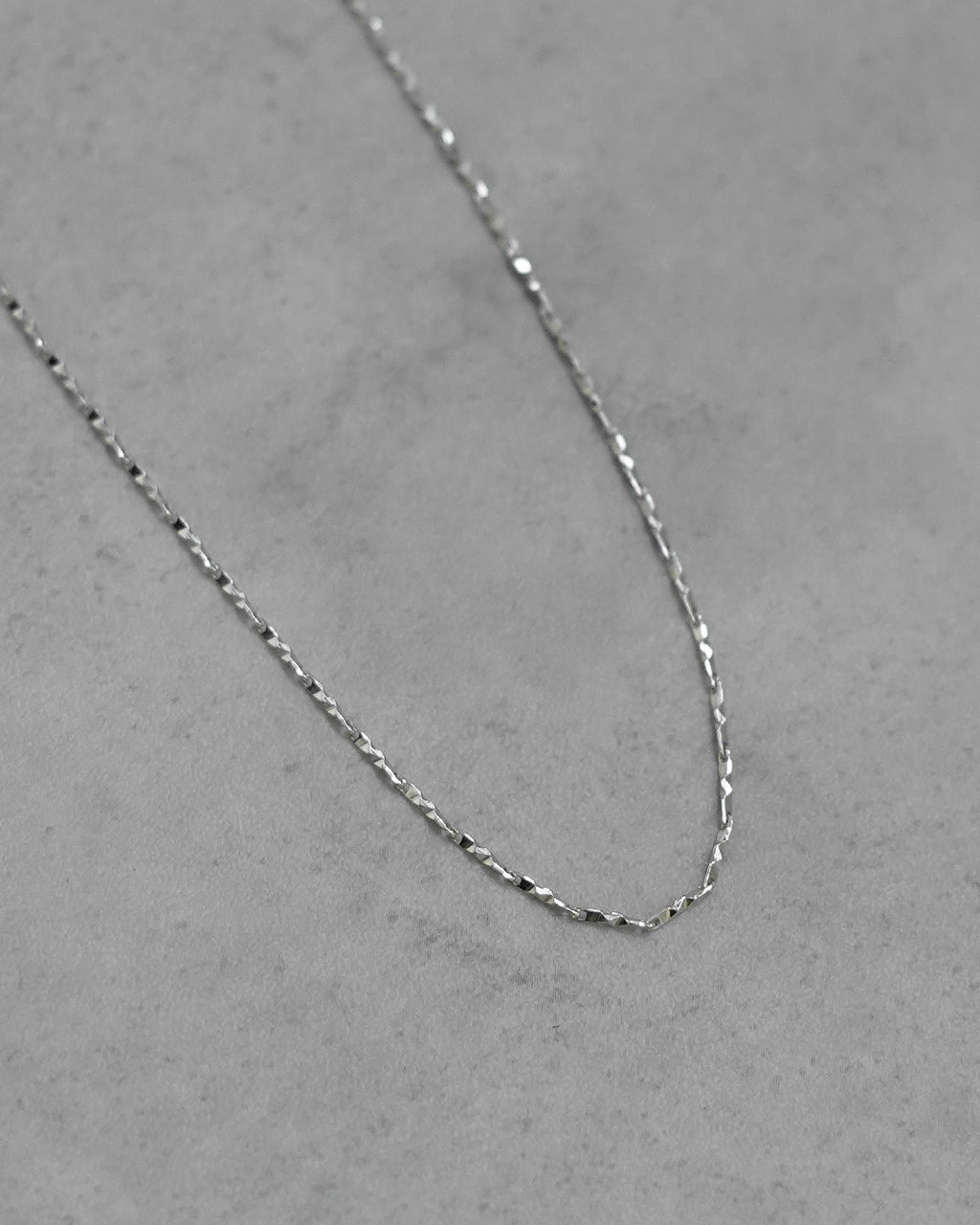 ING TWIST CHAIN NECKLACE 40cm 50cm ED25AW014