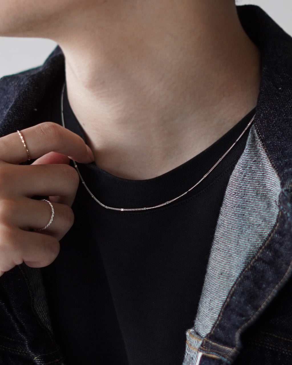 FLAT BURST CHAIN NECKLACE ED26SS-052