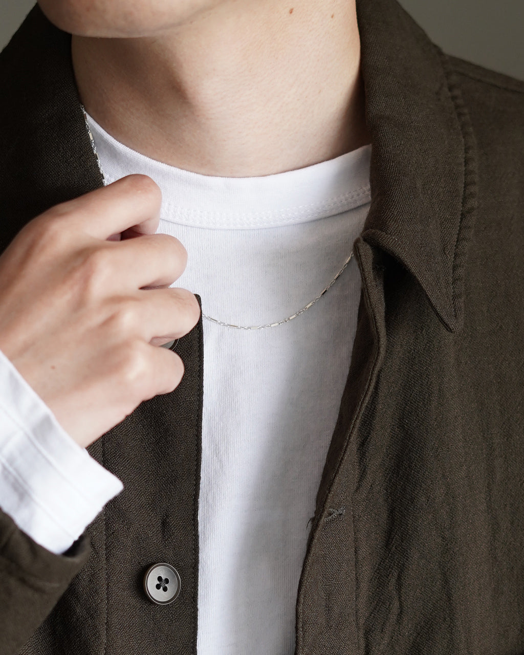 ｜point × 10｜BAR & LINK CHAIN NECKLACE ED26SS-053