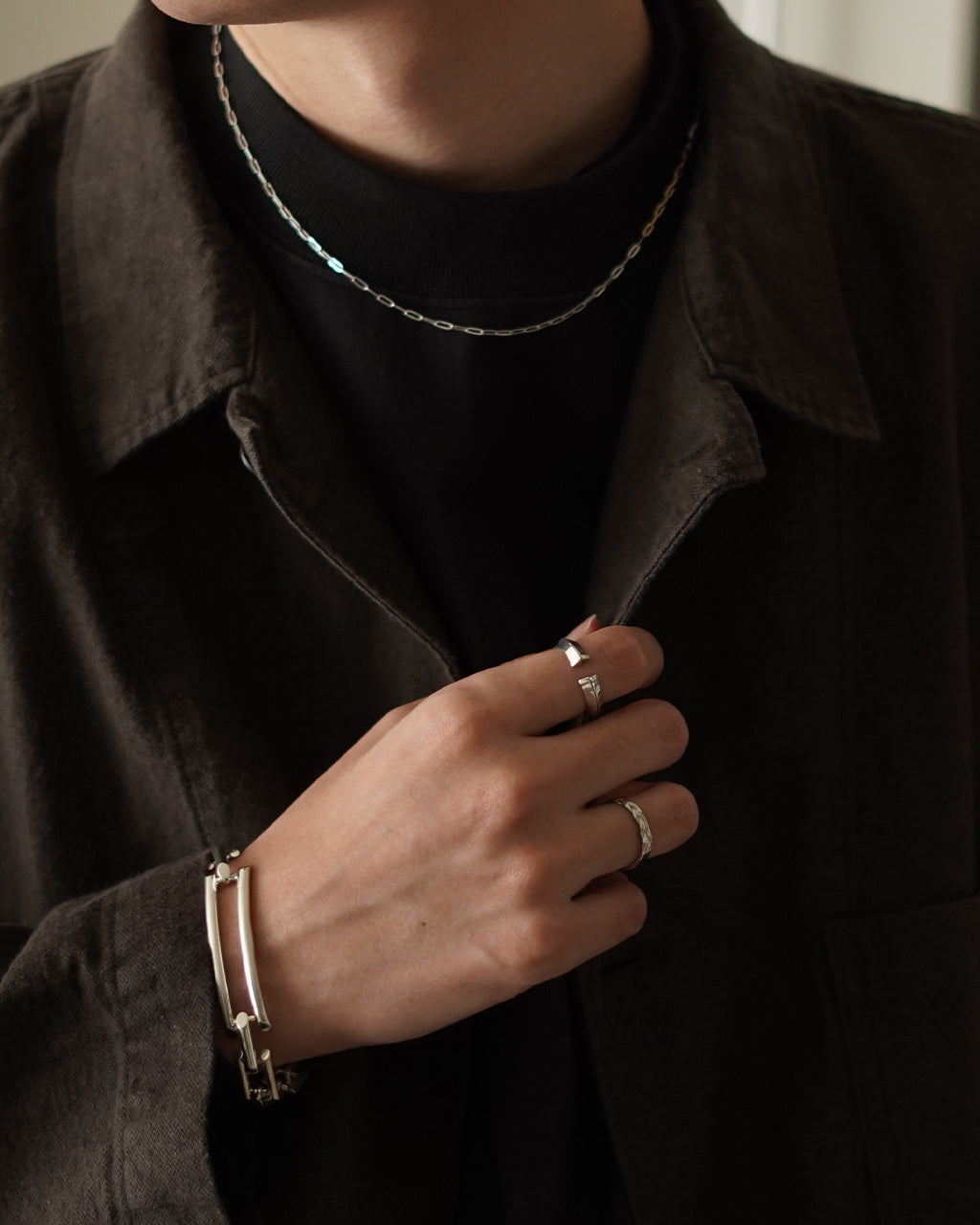 TRIANGLE BREAK RING ED26SS-095