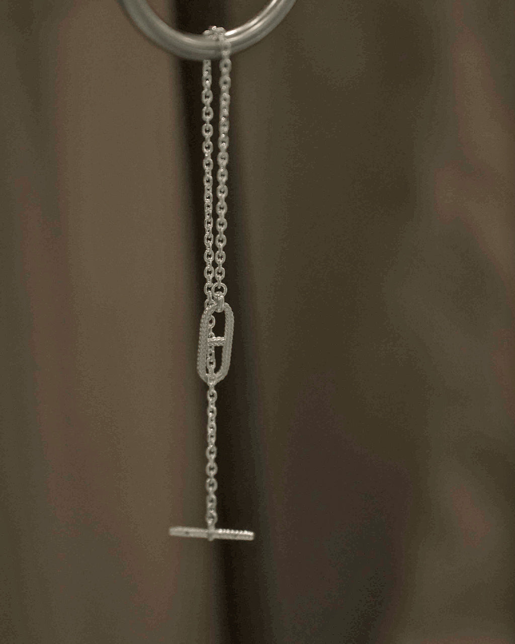 CABLE ROPE ANCHOR T-BAR BRACELET ED26AW-039