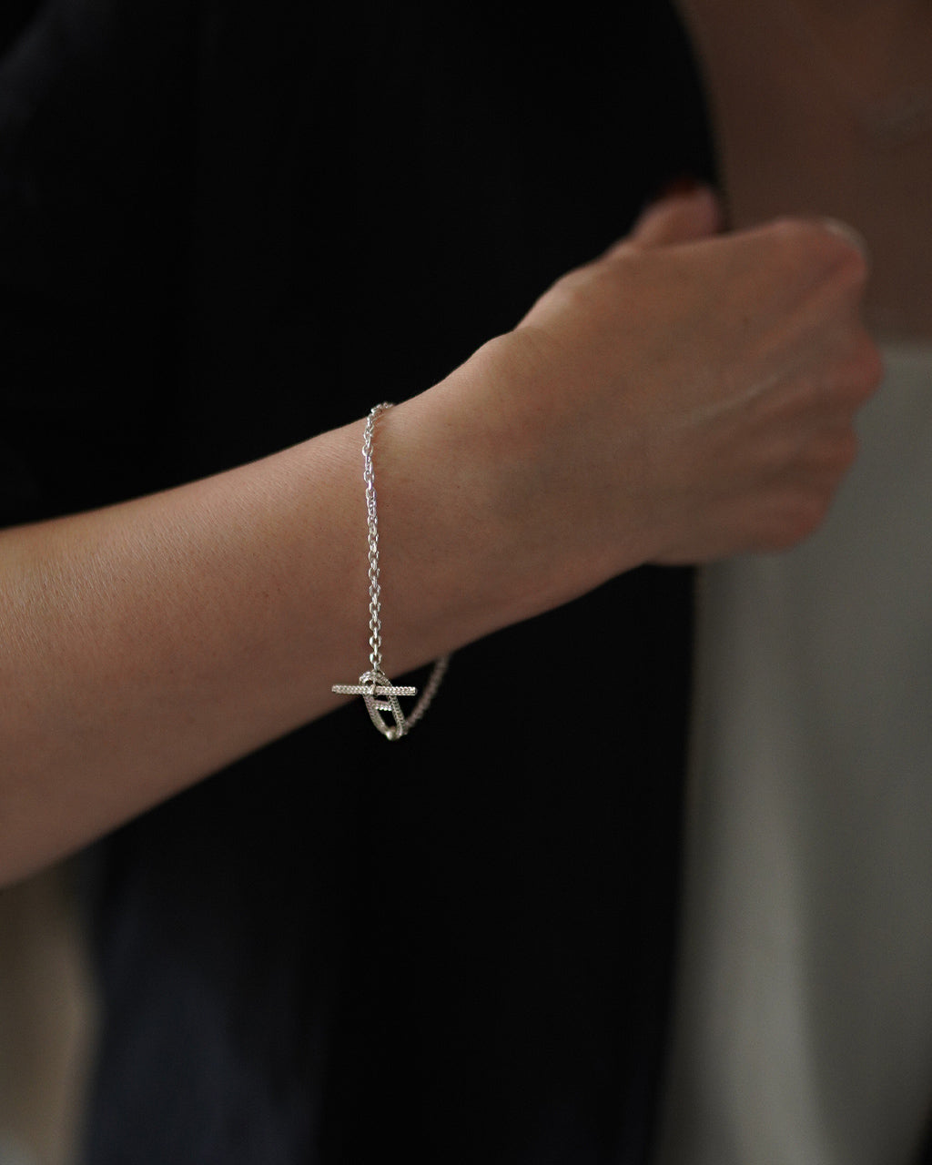 CABLE ROPE ANCHOR T-BAR BRACELET ED26AW-039