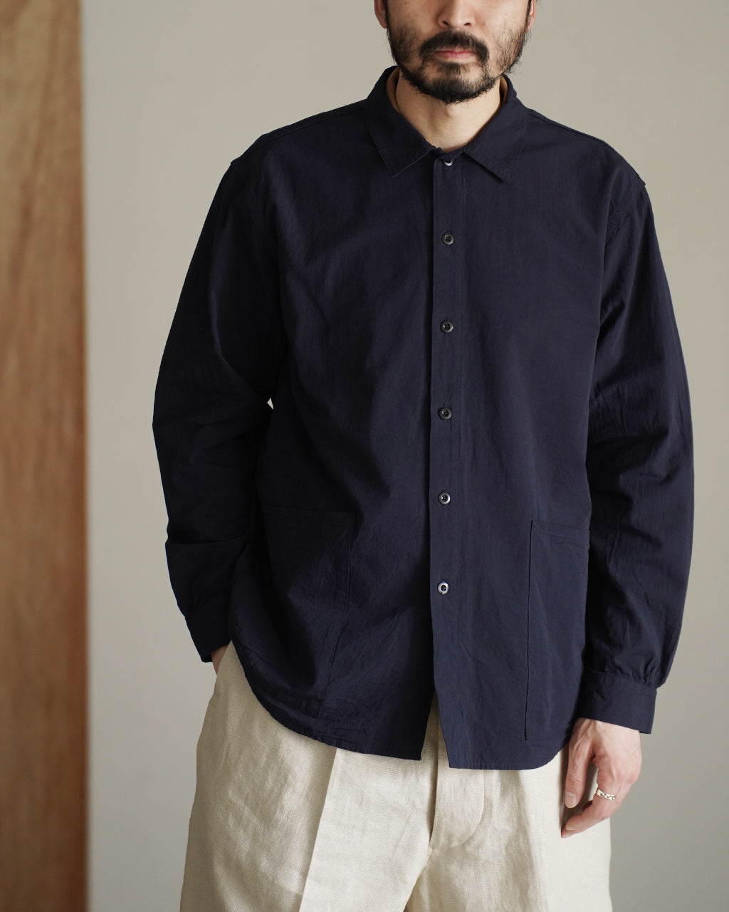 A VONTADE アボンタージ ガーデナーエプロン ロングスリーブ 長袖 シャツ | Crouka(クローカ)