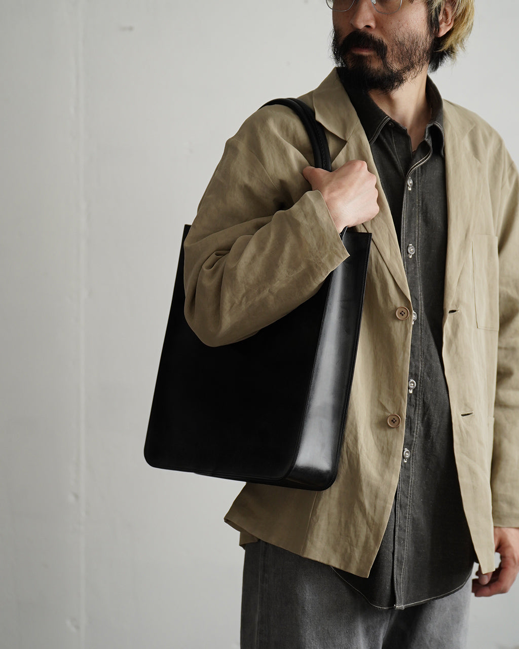 GLENROYAL 2 HANDLE TOTE BAG グレンロイヤル ブライドルレザー 2