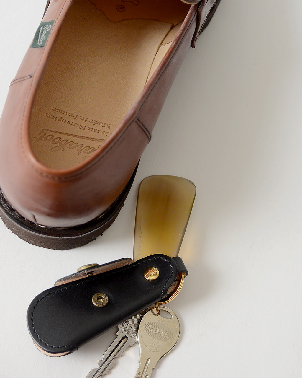 글렌 로얄 GLENROYAL 풀 브라이들 가죽 포켓 슈혼