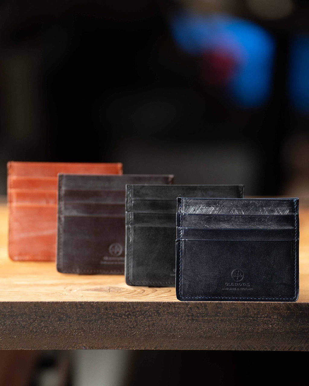 GLENROYAL 글렌 로얄 슬림 카드 케이스 SLIM CARD CASE WITH NOTE 브라이들 레더 심플 카드 넣어 03-5935【무료우송】 