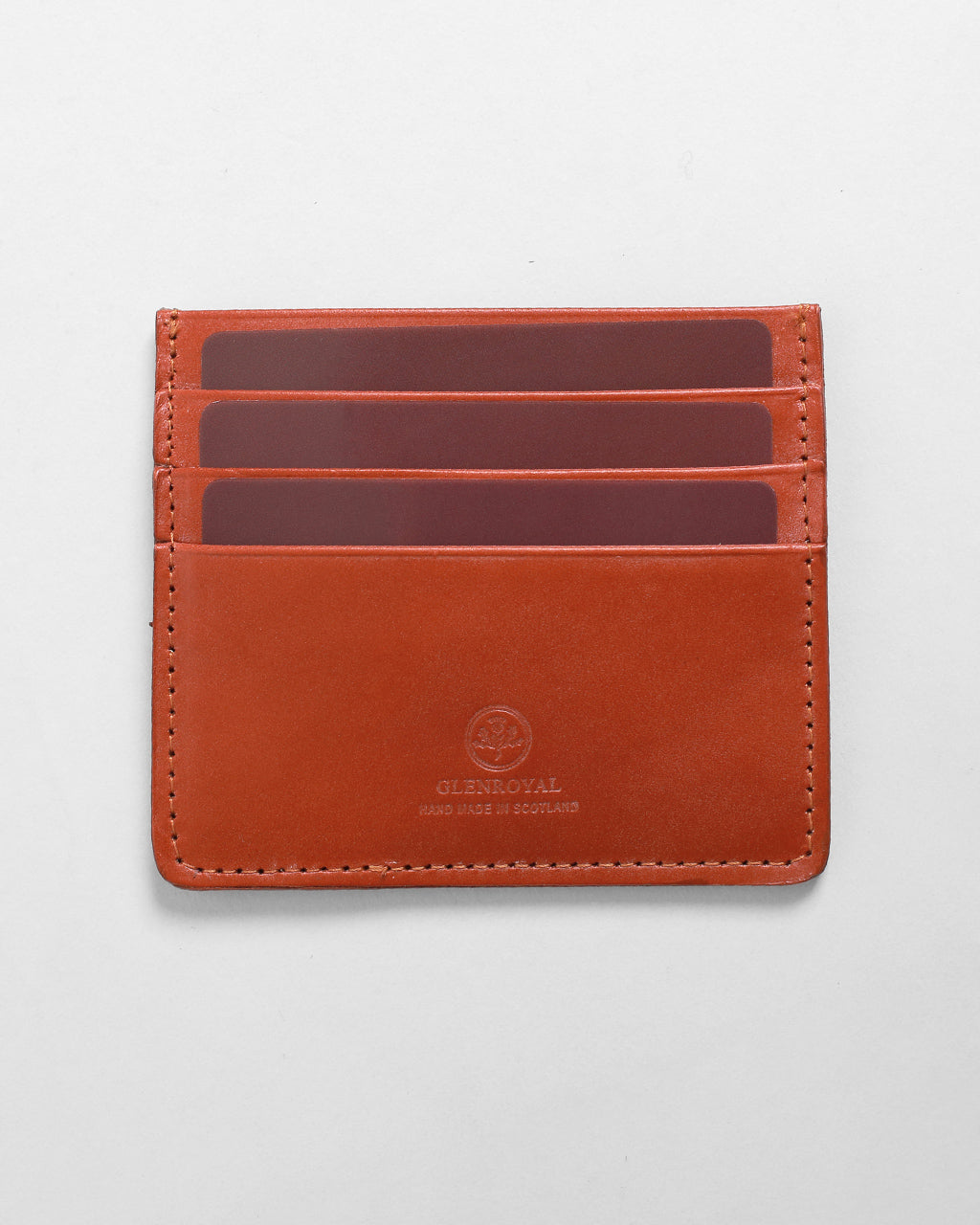 GLENROYAL グレンロイヤル スリム カードケース SLIM CARD CASE WITH NOTE ブライドルレザー シンプル カード入れ 03-5935【送料無料】