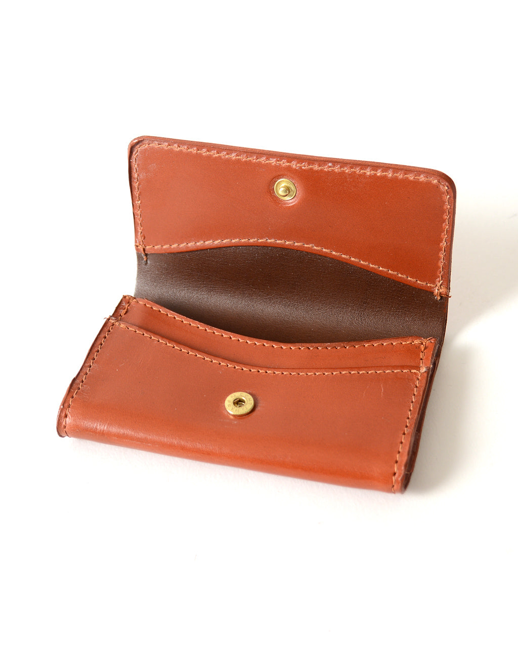グレンロイヤルGLENブライドルレザービジネスカードケース名刺入れ茶 GLENROYAL BUSINESS CARD HOLDER ブライドルレザー カードケース 名刺