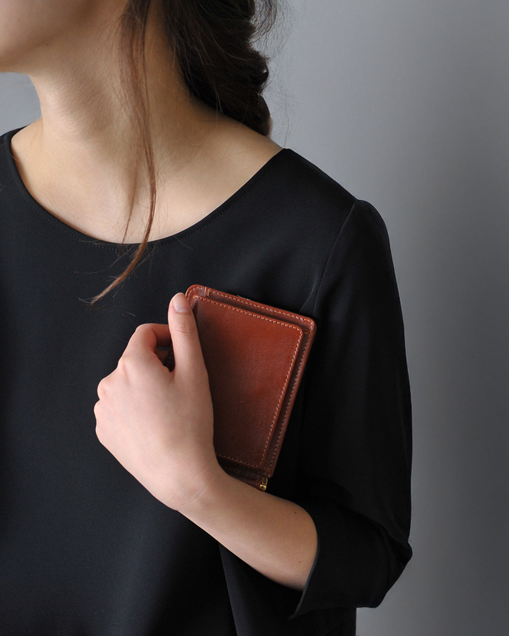 GLENROYAL マネークリップ MONEY CLIP WITH POCKET 小銭入れ付き 財布