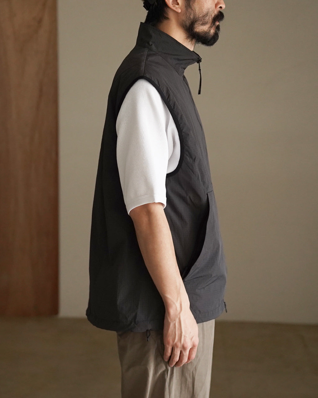 Dope Dyed Rip-stop Wind Vest GL15331