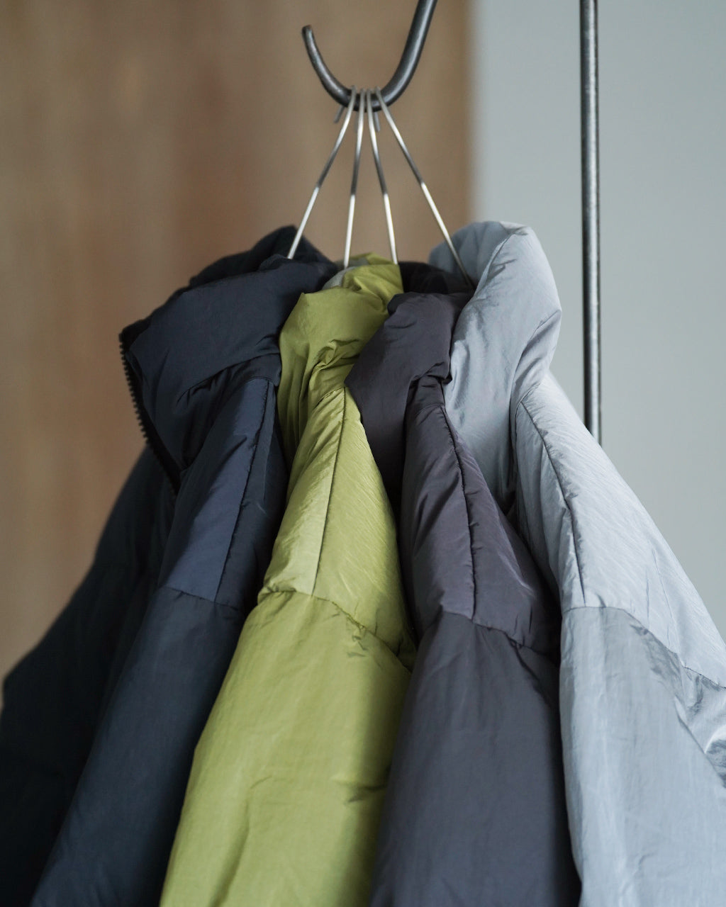 Dope Dyed Ripple Nylon Down Jacket GL25339