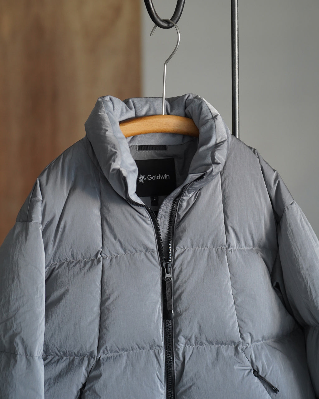 Dope Dyed Ripple Nylon Down Jacket GL25339