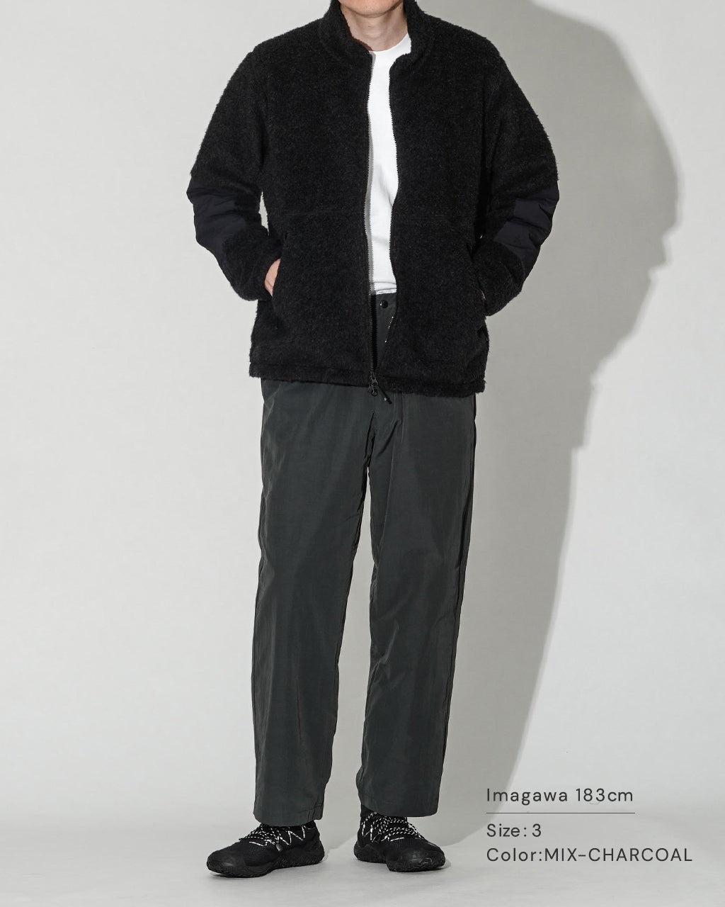 【SALE！20%OFF】Goldwin ゴールドウィン ウール ボア フリース フル ジップ ジャケット WOOL BOA FLEECE FULL ZIP JACKET GL34312【送料無料】