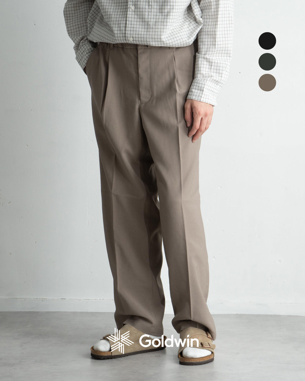 Goldwin ゴールドウイン ワンタック ストレートパンツ One Tuck Straight Pants イージーパンツ GL75180【送料無料】