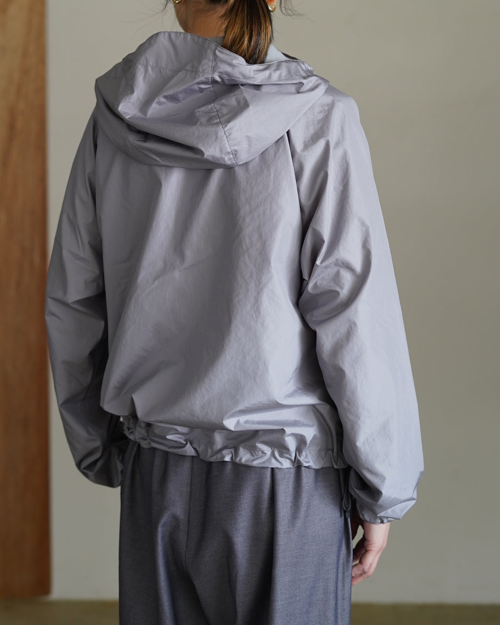 Rip-stop Cropped Jacket GLW16147