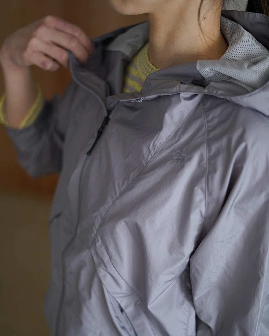 Rip-stop Cropped Jacket GLW16147