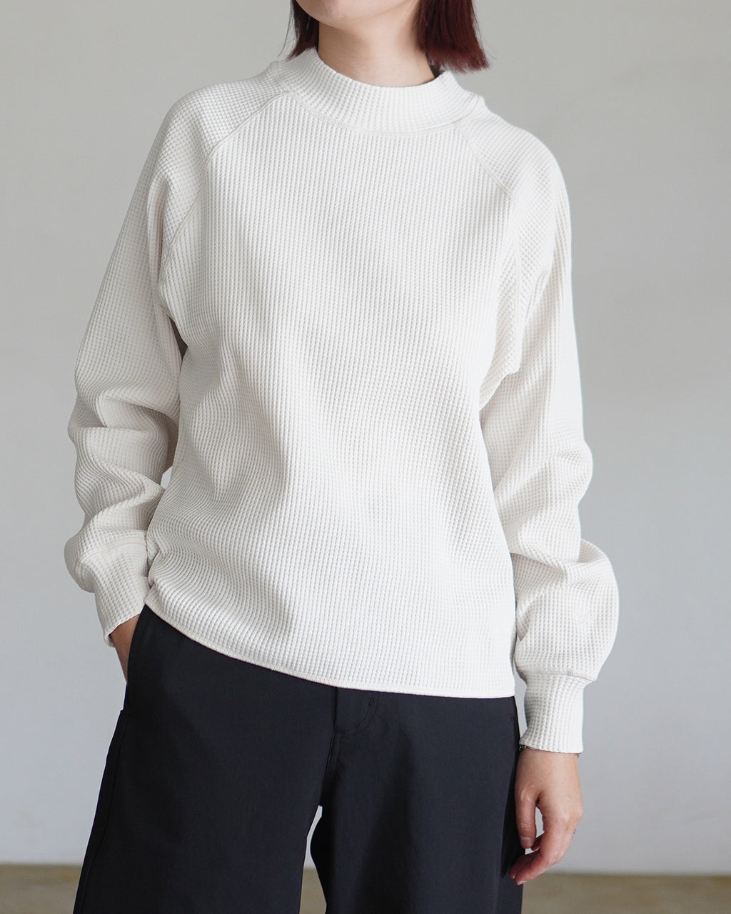 WF Light Mock Neck L/S T-shirt GLW45331