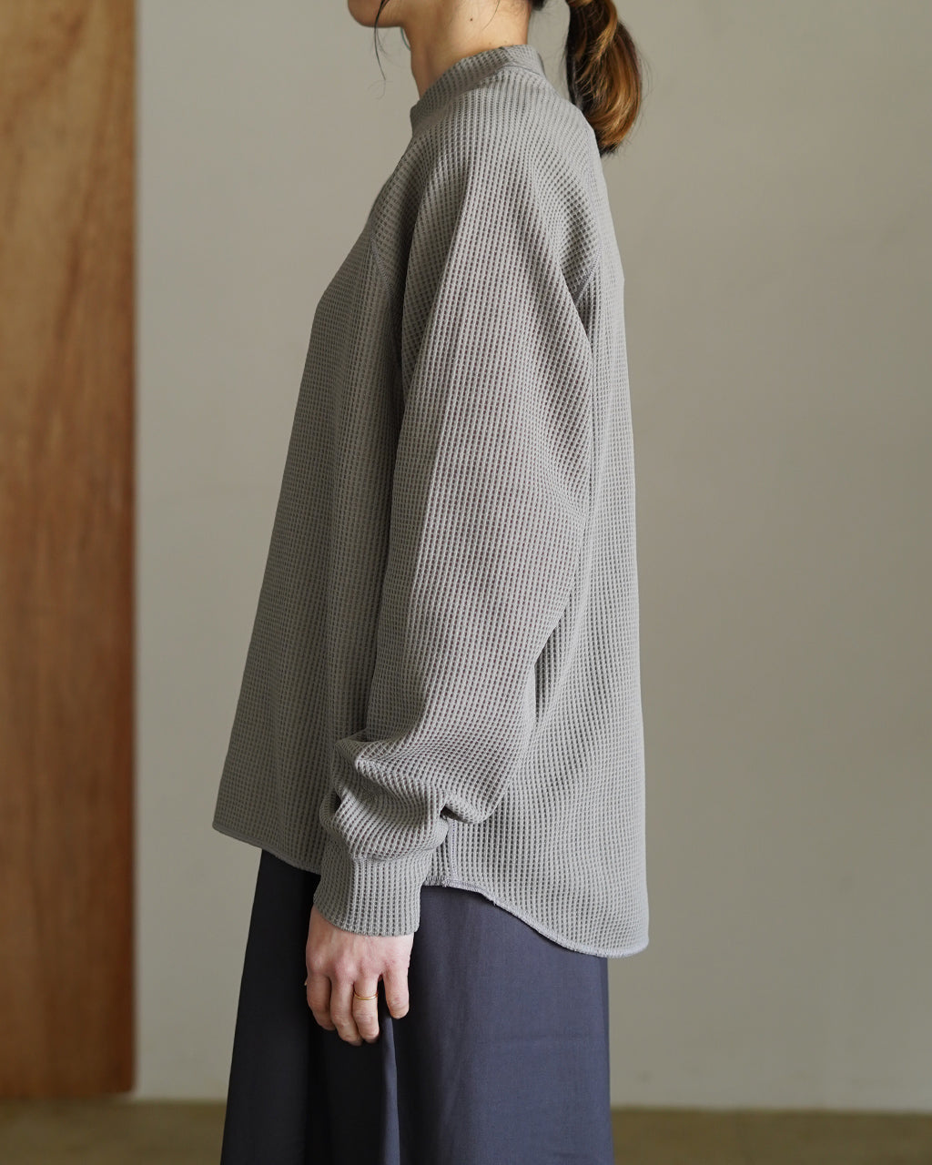 WF Light Mock Neck L/S T-shirt GLW45331