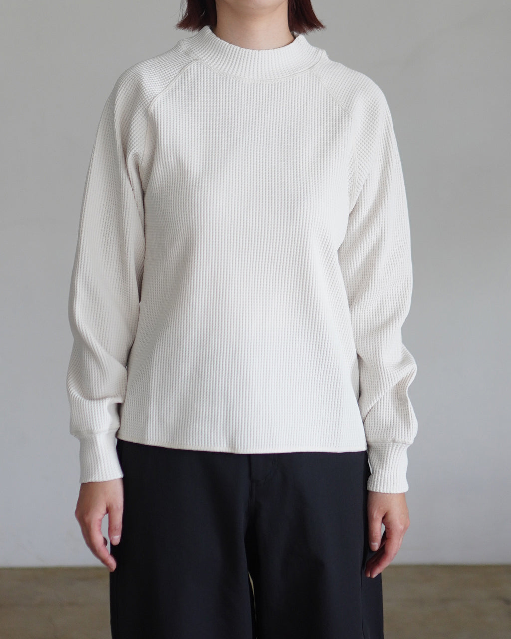 WF Light Mock Neck L/S T-shirt GLW45331