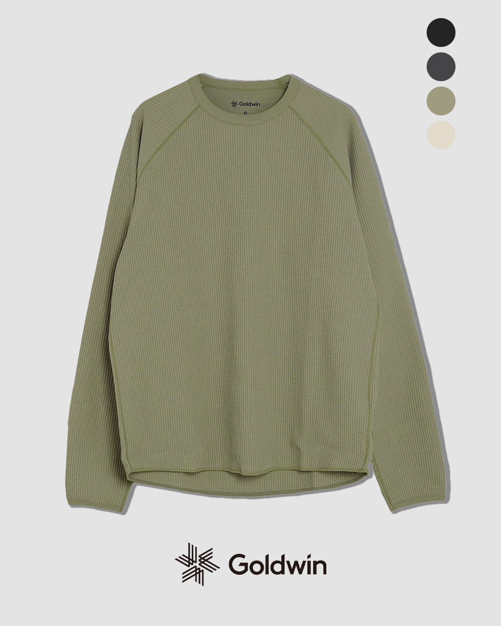 Goldwin ゴールドウイン ワッフル ロングスリーブ Tシャツ WF LIGHT L/S T-SHIRT カットソー 長袖 GL45142【送料無料】