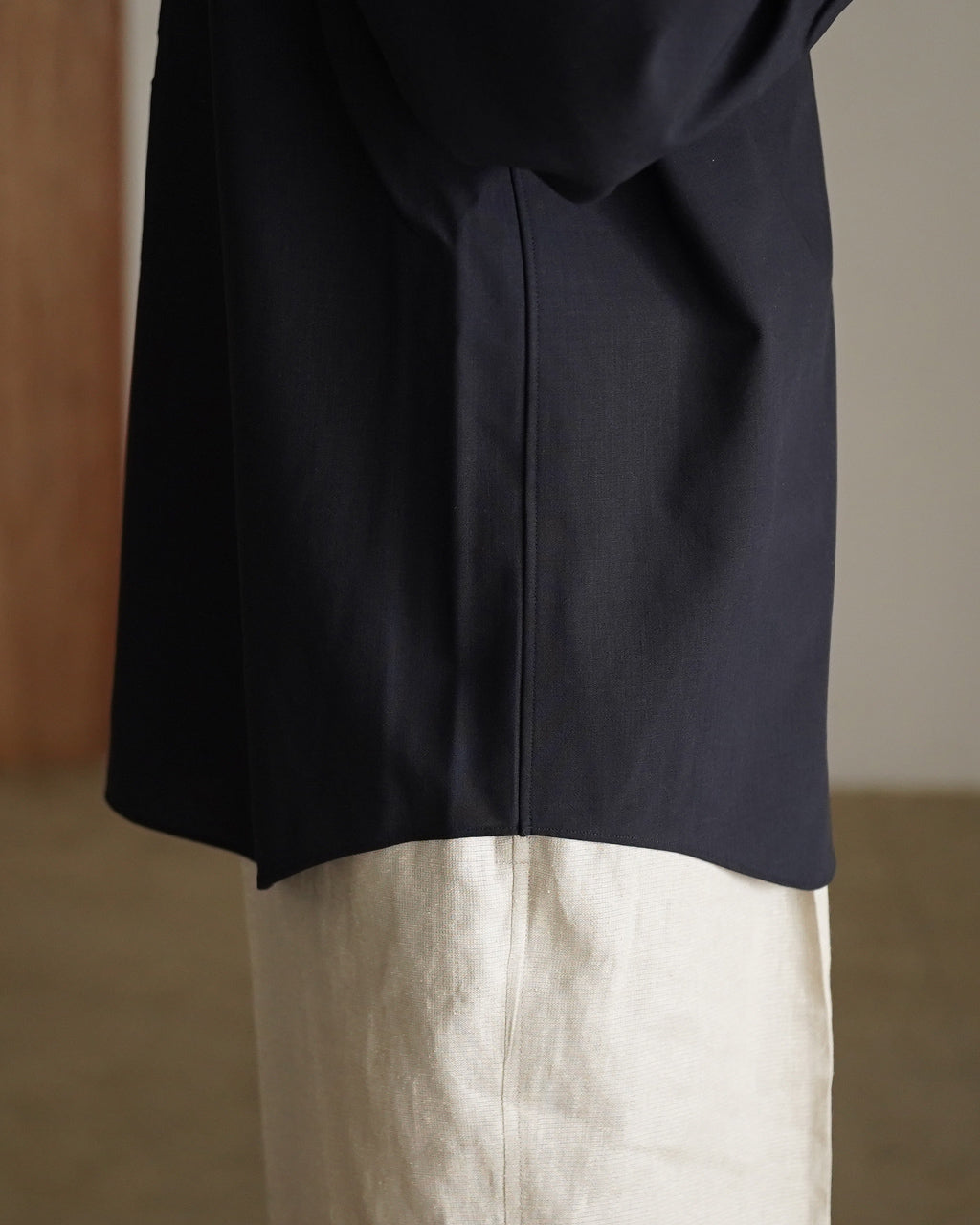 High Twisted Wool Relax Shirt GL55702