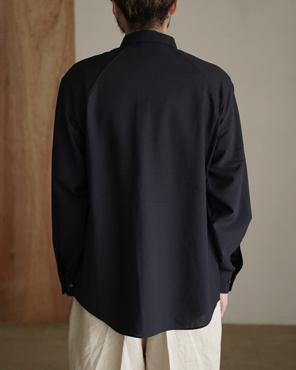 High Twisted Wool Relax Shirt GL55702