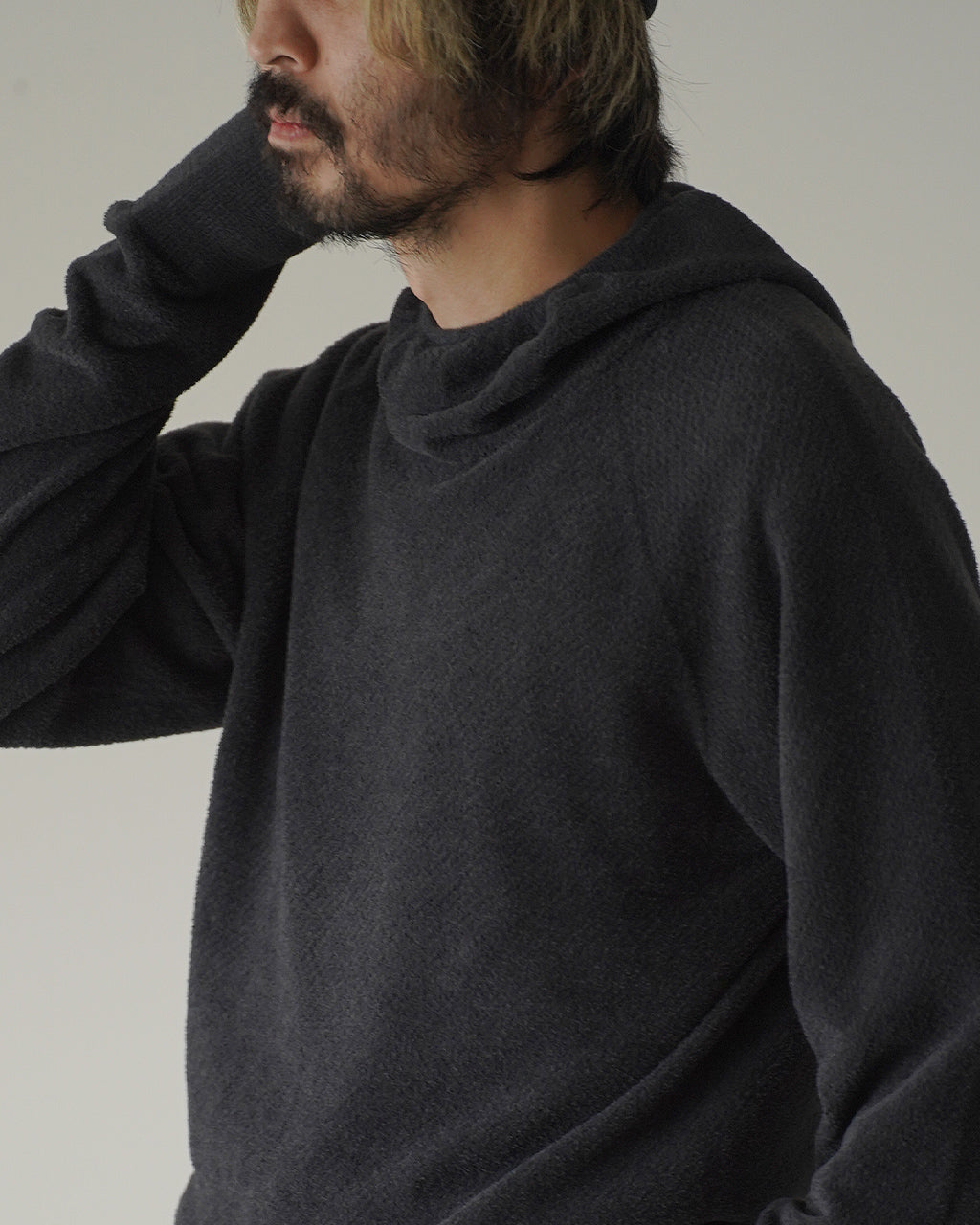 Mesh Pile Hoodie GM35300