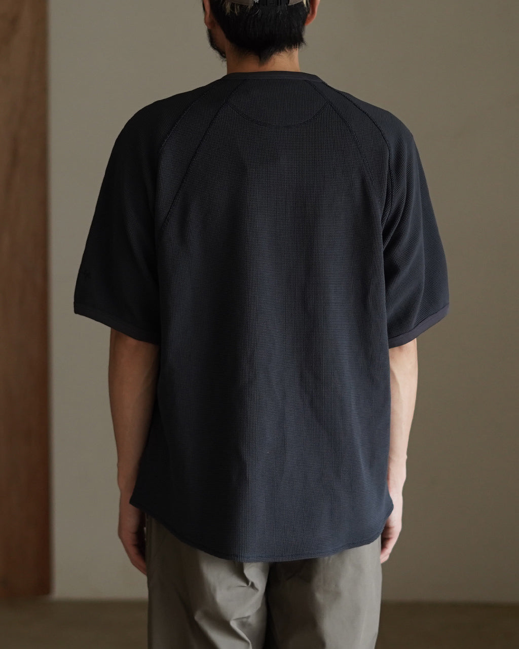 Mesh WF Actinoid Henley Neck T-shirt GL66143