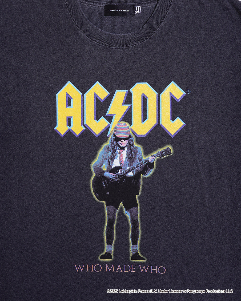 【GOOD ROCK SPEED】AC/DC Who Made Who T GOOD ROCK SPEED｜AC/DC フォトTシャツ ユニセックス WHO MADE