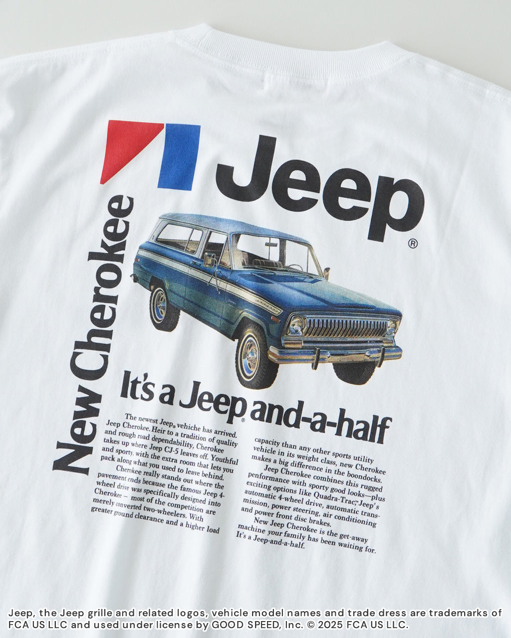 【SALE！20%OFF】GOOD ROCK SPEED グッドロックスピード JeepR?半袖Tシャツ ジープ "ALL TRUCK" "New Cherokee" バックプリントT ロゴT カットソー 25JEP102W 25JEP103W