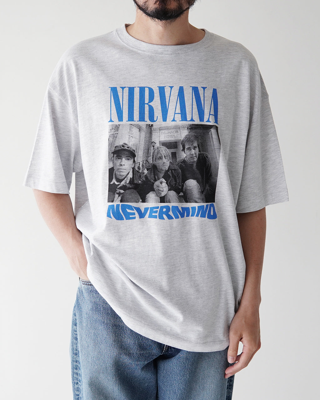 【SALE！30%OFF】GOOD ROCK SPEED グッドロックスピード 半袖Tシャツ NIRVANA NEVERMIND BIG T-SHIRT ニルヴァーナ マインド ビッグ 25NVN101W