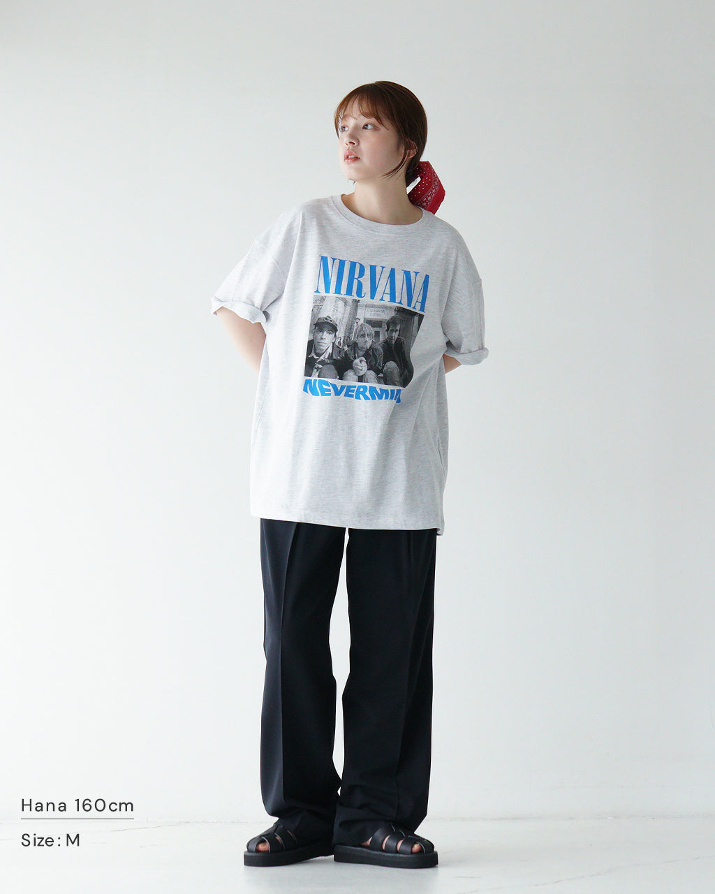 【SALE！30%OFF】GOOD ROCK SPEED グッドロックスピード 半袖Tシャツ NIRVANA NEVERMIND BIG T-SHIRT ニルヴァーナ マインド ビッグ 25NVN101W