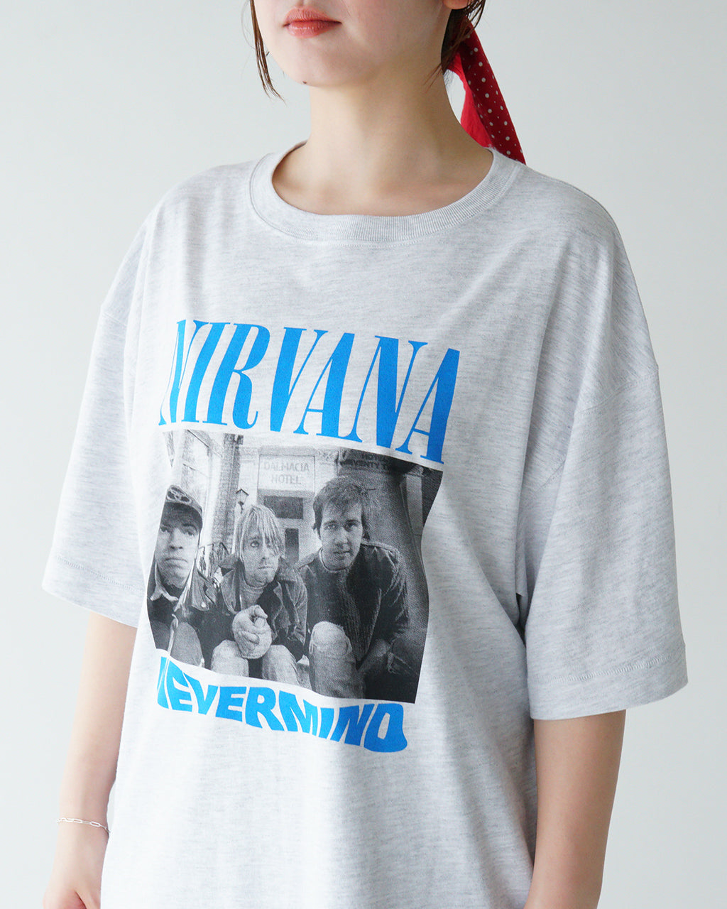 【SALE！30%OFF】GOOD ROCK SPEED グッドロックスピード 半袖Tシャツ NIRVANA NEVERMIND BIG T-SHIRT ニルヴァーナ マインド ビッグ 25NVN101W