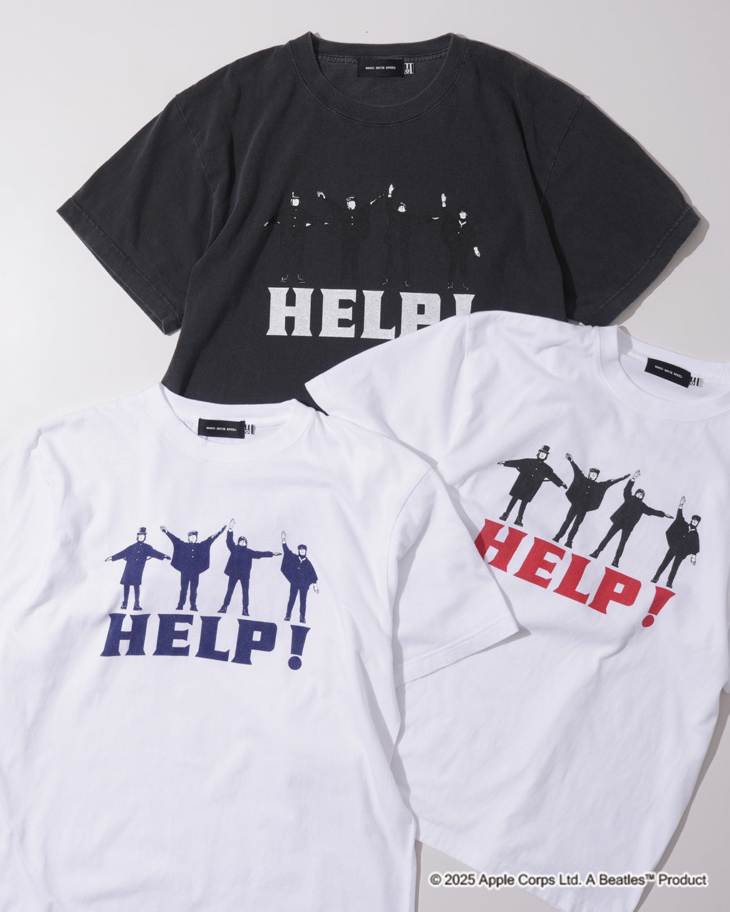 【SALE！20%OFF】GOOD ROCK SPEED グッドロックスピード 半袖Tシャツ THE BEATLES ザ・ビートルズ バンドT ロゴT 25BTL006W 25BTL007W 25BTL103W 25BTL104W