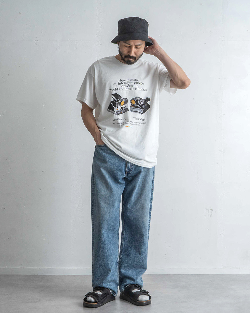 【SALE！40%OFF】Good wear グッドウェア ポラロイド 半袖 Tシャツ POLAROID プリントT カットソー クルーネック GDW-LCS-251501 GDW-LCS-251502 GDW-LCS-251504
