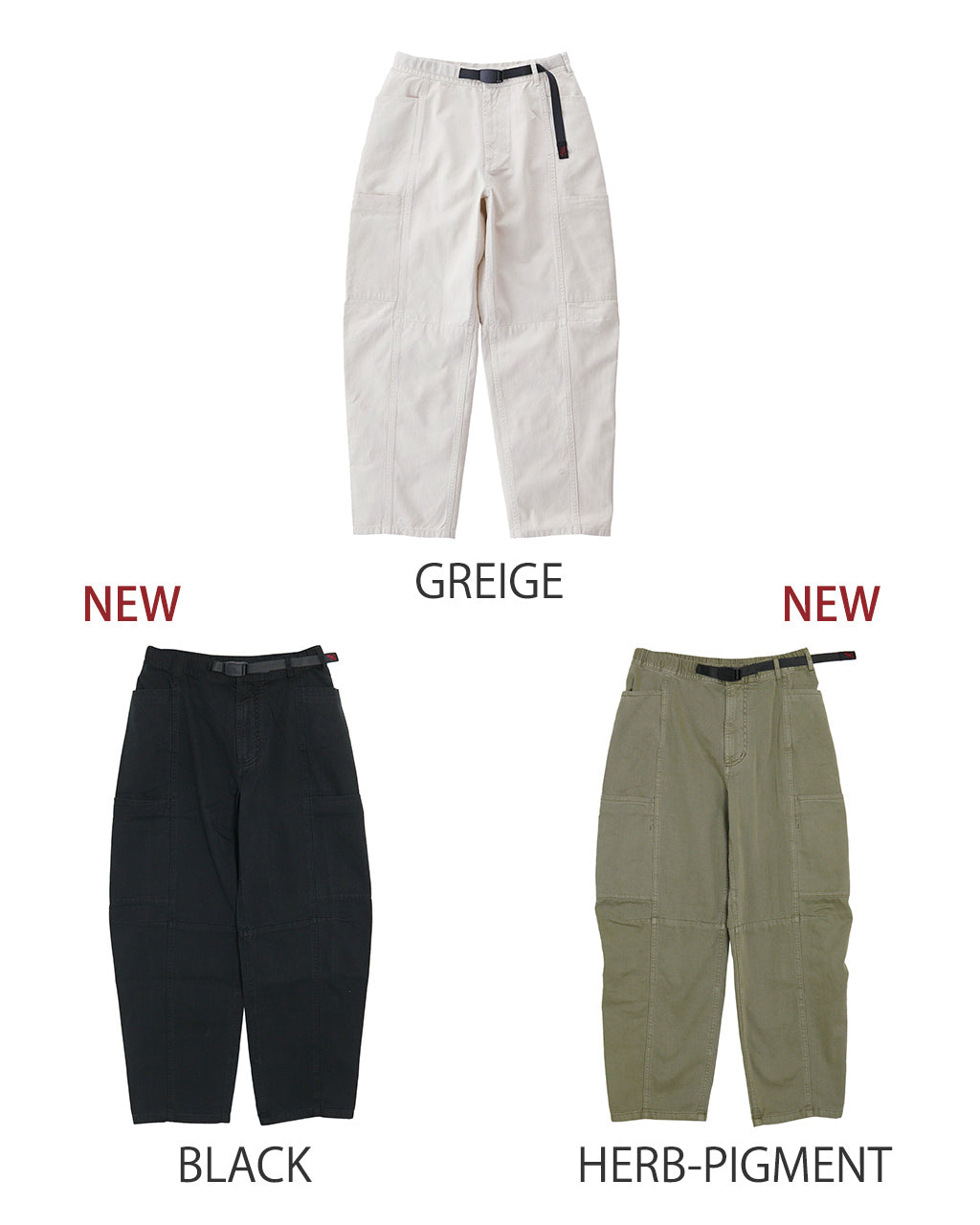 GRAMICCI グラミチ ウィヴォヤジャーパンツ W'S VOYAGER PANT イージーパンツ ウェビングベルト オフホワイト ブラック グリーン 製品染め カーゴパンツライク ツイル G2SW-P090 【クーポン対象外】【送料無料】