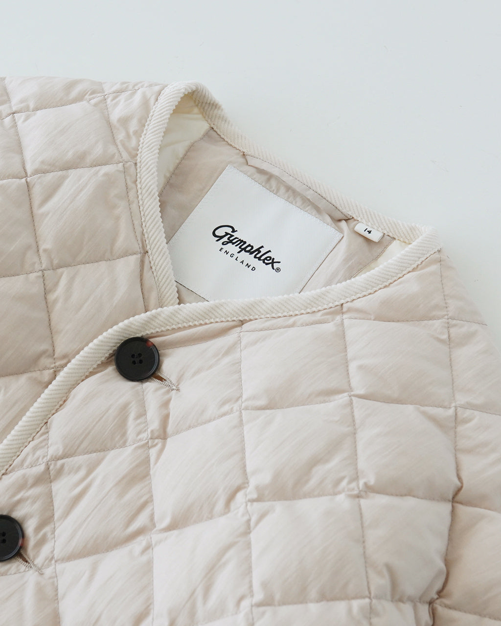 ジムフレックス Gymphlex キルティング ダウン カラーレス ジャケット QUILT DOWN COLLARLESS JACKET  2024秋冬 GY-A0431NYM【送料無料】