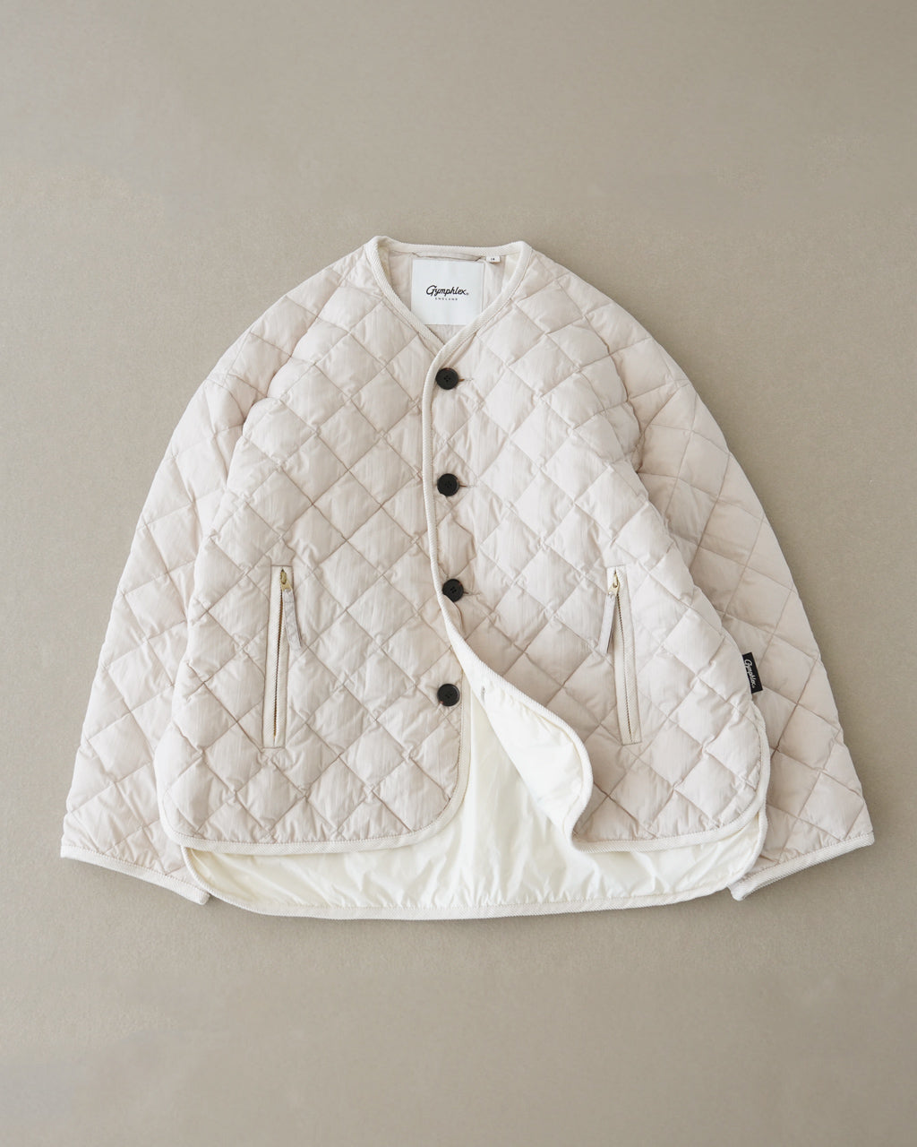 ジムフレックス Gymphlex キルティング ダウン カラーレス ジャケット QUILT DOWN COLLARLESS JACKET  2024秋冬 GY-A0431NYM【送料無料】