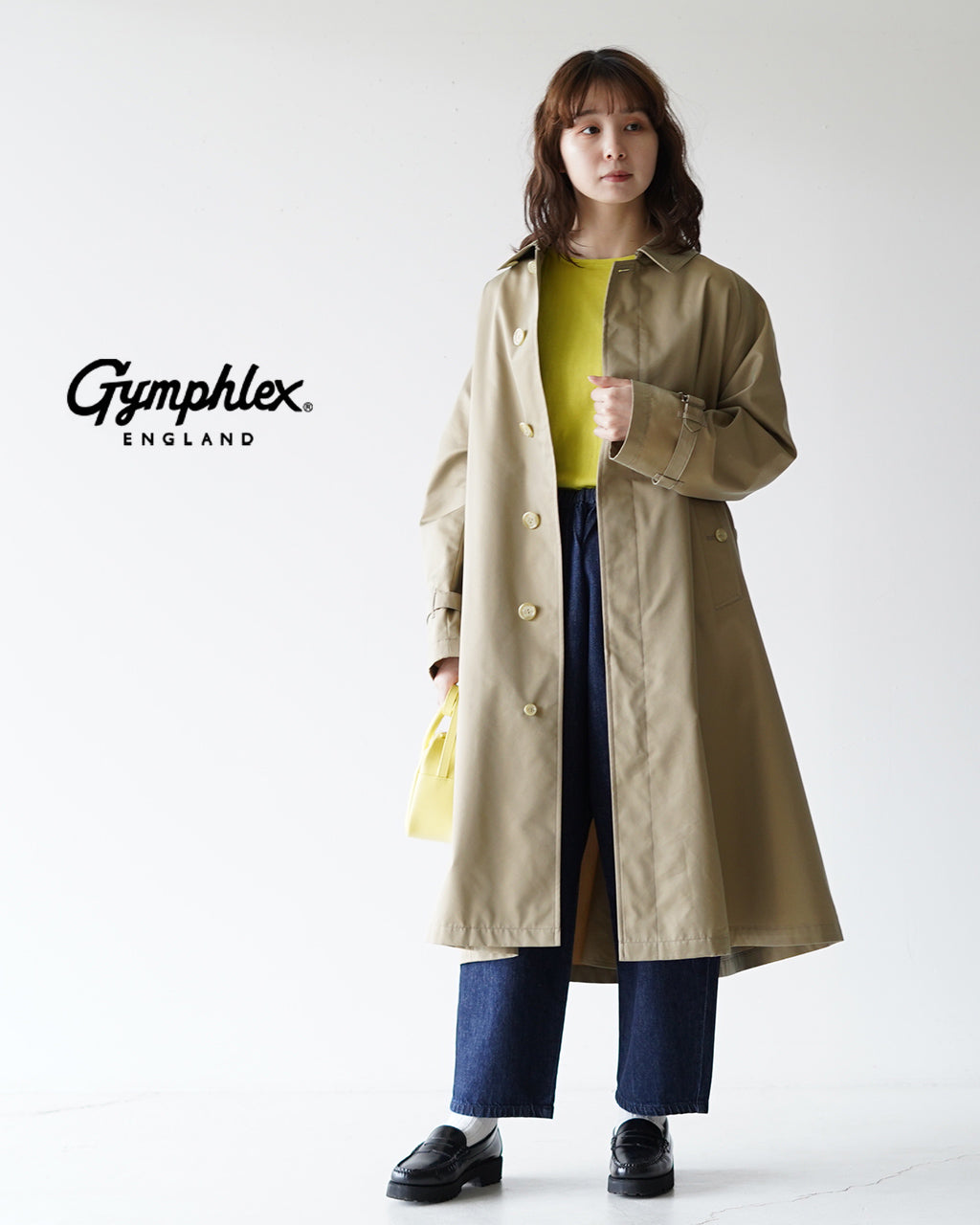 Gymphlex ジムフレックス バルマカーン コート BALMACAAN COAT Aラインシルエット ラグランスリーブ GY-A0677 SYR【送料無料】