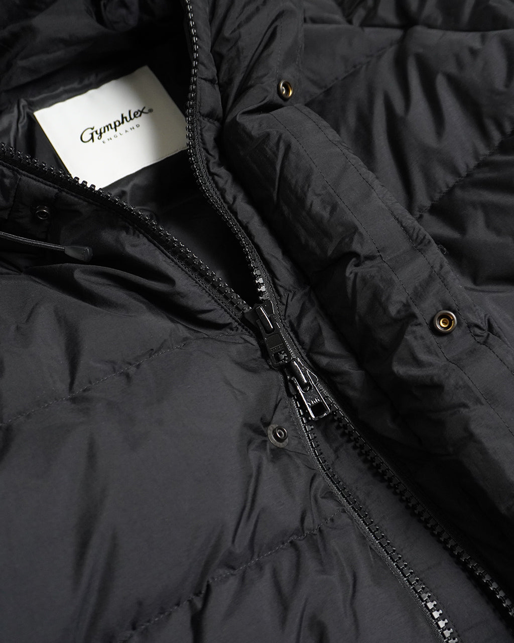 【SALE！20%OFF】Gymphlex ジムフレックス アウター ダウン フーデッド ジャケット DOWN HOODED JACKET フード GY-A0441DMN【送料無料】