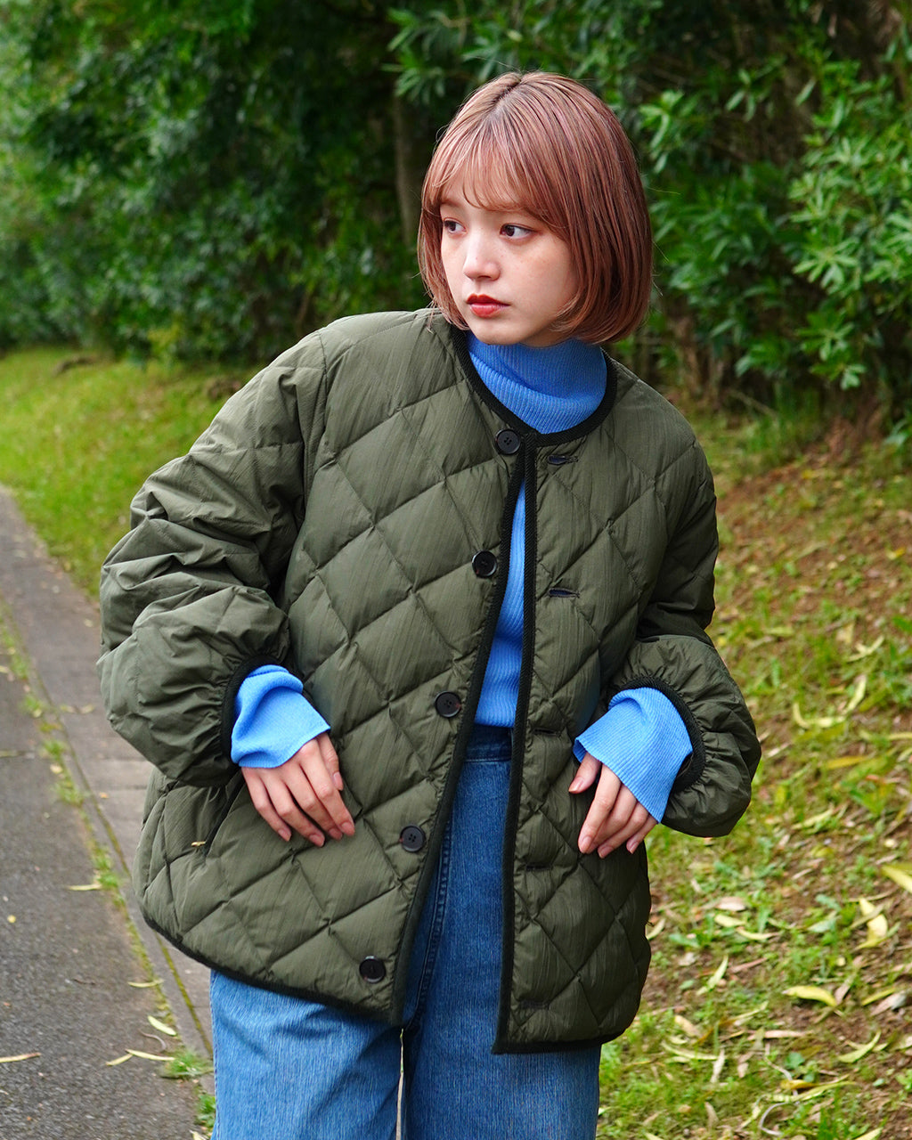 ＼ポイント10倍！／ジムフレックス Gymphlex キルト ダウン パフスリーブ ジャケット QUILT DOWN PUFF SLEEVE JACKET ダウンジャケット 2024秋冬 GY-A0432NYM【送料無料】