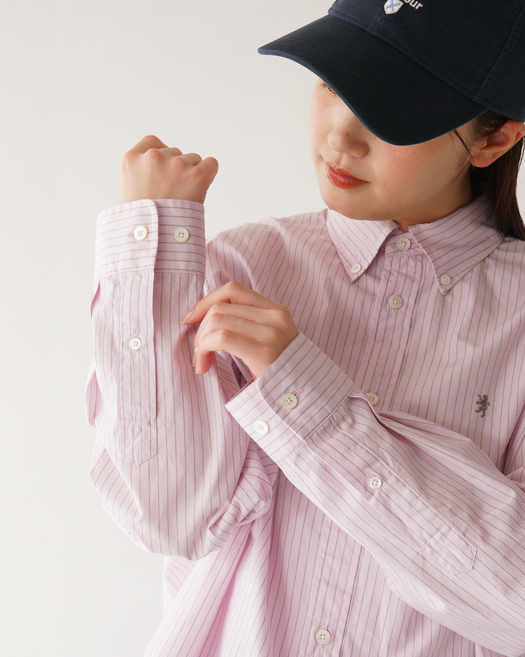 ＼早得24時間限定ポイント10倍／Gymphlex ジムフレックス ショート ボタンダウンシャツ SHORT B.D. SHIRT L/S ロングスリーブ GY-B0198 PSE GY-B0198 PMS 羽織 長袖 コットン【送料無料】