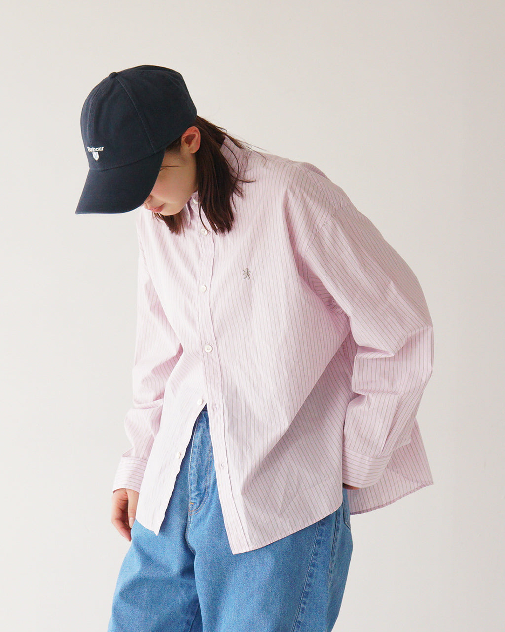 Gymphlex ジムフレックス ショート ボタンダウンシャツ SHORT B.D. SHIRT L/S ロングスリーブ GY-B0198 PSE GY-B0198 PMS 羽織 長袖 コットン【送料無料】